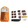 Generic Kit di Riparazione Pneumatici per Moto, Kit di Riparazione per Pneumatici con Scatola portaoggetti, Kit di Soluzione per forature con Toppe vulcanizzanti adesive, Strumento di Riparazione