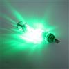 equlup Luce con esca da pesca, 85x18mm Luce con esca a LED per pesca Calamari Luce verde Esca Lampada subacquea Gancio per trappola per pesca in mare che attira la luce