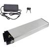 VBVAIQAD Li-OIN Batteria 48V 10.4AH 12.8AH 14AH Bici elettrica Downtube Batteria for 250W 500W 750W 800W 1000W Motore con Caricabatterie BMS (48V12.8AH)