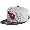 New Era 59Fifty Cap - SCREENING NFL Arizona Cardinals grigio