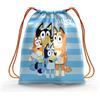 BlueY Sacca da ginnastica, borsa, zaino, ragazza e ragazzo, bingo, bandite, peperoncino,, Blu, Mittelgroße