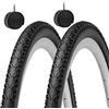 KENDA 2 COPERTONI KENDA 26 X 1.50 (40-559) + CAMERE PNEUMATICI NERI MTB BICICLETTA IBRIDA CITY BIKE TREKKING