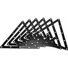 Oikabio 6 supporti per stecche da biliardo triangolari, accessori per 8, 9 e 10 palline