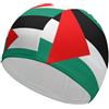 GONMFKM Cuffia Da Nuoto Cuffie da Nuoto per Donna E Uomo Cuffia Da Nuoto Personalizzata Con Bandiera Palestinese Cuffia Da Nuoto In Tessuto Cuffia Da Bagno per Adulti Adolescenti Bambini E Ragazzi Palestina