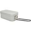 Lixada Campeggio Box Bento in Latta Lega di Alluminio Campeggio Lunch Box con Steamer per Campeggio Esterno, Escursionismo, Zaino Viaggio