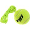 Timcryxient Palla da tennis elastica in gomma con corda per allenatore di tennis, verde