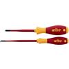 Wiha 32189 - Set di 2 cacciaviti isolati Slim No.2 e 4.5