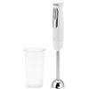 JATA JEBT1818 - Frullatore a mano 700 W, velocità regolabile. Funzione TURBO cpm 14500 RPM. Doppia lama in acciaio inox. Include bicchiere da 600 ml.