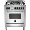 La Germania Bertazzoni La Germania Americana AMN765GXT cucina Piano cottura Acciaio inossidabile Gas A+