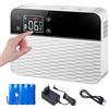 XINGLUOY Scatola refrigerata for dispositivo di raffreddamento for insulina, mini frigorifero for medicinali USB con temperatura costante intelligente 0-18 ℃, sistema di allarme e display a LED, for auto, casa