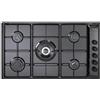 De'Longhi DELONGHI FLN59DD PIANO COTTURA A GAS NERO 90 CM 5 FUOCHI 1 DOPPIA CORONA