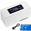 Generic Mini frigorifero portatile insulina frigorifero Mini Cooler Box Display LED 2-8 ° C Medicina auto frigorifero droga frigorifero grande spazio 10200mAh batteria al litio 3battery