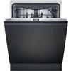 Siemens SN73EX22CE, iQ500, lavastoviglie intelligente completamente integrata 60 cm, Made in Germany, cassetto portaposate, varioSpeed Plus, cestelli flessibili, autoOpen dry per un'asciugatura