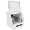 TONFEION Mini lavastoviglie 5 programmi, lavastoviglie da tavolo con attacco dell'acqua, mini lavastoviglie a 360°, indipendente da tavolo, lavastoviglie da tavolo