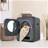 dowowdo Asciugabiancheria 3 kg (effettivamente 4 kg), 850 W, tamburo in acciaio inox, 6 programmi, funzione timer, filtro multiuso, protezione contro il surriscaldamento, montaggio a parete [classe energetica