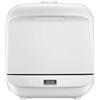 ksamwjf Mini lavastoviglie, lavastoviglie da appoggio compatta, fabbisogno d'acqua 5 l, display a LED, funzionamento touch control [Classe di efficienza energetica A]