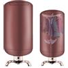BDJSN Asciugatrice Elettrica Pieghevole, Macchina Ad Aria Calda Portatile Da 900 W, Riscaldamento PTC 75 ℃, Timer Da 180 Minuti, Ferro Verticale Domestico, Asciugatrice Automatica Per Vestiti, Scarpe