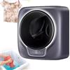 Generic Lavatrice a parete Mini Drum Lavatrice elettrica a parete, 3 kg, cestello frontale completamente automatico, lavaggio ad alta temperatura/bassa rumorosità