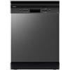 INFINITON ELECTRONICS Lavastoviglie Infiniton DIW-6115, larghezza 60 cm, D, 8 programmi, 14 servizi, terzo vassoio (Dark Inox || DIW-6218DD3)