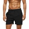 EDOTON Costume da Bagno Uomo con Tasca con Cerniera Pantaloncini da Bagno Impermeabili ad Asciugatura Rapida Pantaloncini da Bagno Regolabili con Coulisse (EU M/Tag L, Ossa di Pesce)