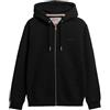Superdry Essential Logo Zip Hoodie HB Felpa, Nero, M Uomo