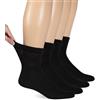 Dr. Scholl's Big & Tall - Calze alla caviglia per diabetici e circolatori, 4 paia