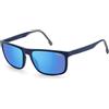Carrera 8047/s PJP/XT BLUE Sunglasses Men's Propionate, Standard, 58