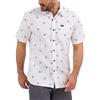 Lee Camicia a Maniche Corte da Uomo all Purpose Classic Fit, Bianco Geometrico, XXL