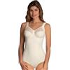 Anita 3523-612 Lucia Body Confortevole Donna Senza Ferretto Bianco Ricamato 4D