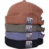 4UFIT Cappello Docker Leon senza visiera arrotolato con polsino arrotolato Harbour senza visiera Skull Docker Beanie Cap per uomini e donne, Nero/Blu/Verde/Caffè, Taglia unica