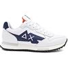 SUN68 Sneakers Uomo Niki Classic Pelle Bianco Nero Z33123 01 BIANCO 46