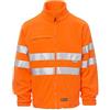CHEMAGLIETTE! Felpa da Lavoro Uomo Giacca Maglia Pile Alta visibilità Zip Intera Payper Light