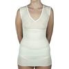 MANIFATTURA BERNINA Form 3018 (Taglia 4 Bianco) - Canottiera Intima Termica Donna Lana e Cotone Fascia Vita incorporata
