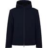 Suns Giubbotto Uomo Flaminio Plus con cappuccio (IT, Testo, XL, Regular, Regular, BLU)