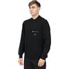 Armani Exchange Maglione Girocollo Nero da Uomo con Tasca al Petto XL
