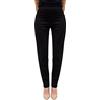 ANDRIEN FASHION & TRICOT Pantalone Donna Invernale Punto Milano Jersey Comodo Elasticizzato Caldo Elegante Curvy calibrato (58, Blu)