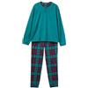 United Colors of Benetton Pig(Maglia+Pant) 37MW4P02N Set di Pigiama, Verde, L Uomo