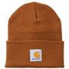 Carhartt - Berretto in maglia acrilica da uomo, cuffia, beanie, marrone Carhartt, Taglia unica