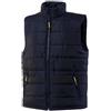 Generico Rossini HH251 Oliver Gilet imbottito unisex 100% poliestere chiusura anteriore con zip multitasche (IT, Testo, 5XL, Regular, Regular, Blu)