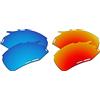 EZReplace Lenti di ricambio compatibili con occhiali da sole Rudy Project Fotonyk (lenti polarizzate) - Adatto per Rudy Project Fotonyk Frame (blu ghiaccio + rosso fuoco), Blu ghiaccio + rosso fuoco,