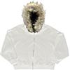 Generisch Felpa da uomo oversize con colletto in pelliccia sintetica - ampia giacca con cappuccio con chiusura lampo | giacca casual streetwear in stile Y2K, L