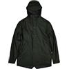 RAINS Rain Jacket Giacca Impermeabile, Opaco, 01 Nero, L Uomo