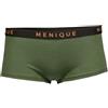 menique Mutandine corte da donna Merino da ragazzo Oeko-TEX Chafe-Free Boxer, Verde scuro, M
