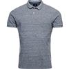 Superdry Classic Pique S/S Polo da Uomo Flint Steel Grit S