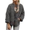 MJGkhiy Piumino Donna Invernale Corto Leggero Cappotto Con Zip Casual Piumini Imbottita Comodo Puffer Jacket Caldo Autunnale Giubbino Trapuntato Taglie Forti Giacca Antivento Elegante