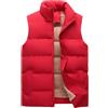 Oanviso Gilet in Senza Maniche da Uomo Casual Tinta Unita Capispalla Fodera di Peluche Ispessimento Antivento Veste Caldo Collo Alto Gilet Giacca Multi-Tasca Cardigan Softshell Vest A Verde XXL