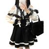 Cuteighteen Gonna Mini Lolita Kawaii in Pizzo con Laccetti per Donne Goth Tennis Pieghettata a Vita Alta con Gonna a Sbuffo a Linea per Scuola, Azzurro, Taglia unica