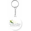 Regali Pazza idea Kit 20 Portachiave Diam 44 Mm Decorato Con La Frase non smettere mai di sognare - 44 Mm - Colorato - Regalo per Alunno - Insegnante maestra - Collezione Scuola con Frase Motivazionale