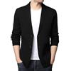 KIJSKKOPO Cardigan UOM,Cardigan Lavorato A Maglia A Maniche Lunghe da Uomo, Blazer, Cammello, Revers A Lancia Semplici, 2 Bottoni, Giacche Leggere da Mezza Stagione, Cappotti Aderenti, Casual, Morbi