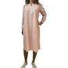 Linclalor Camicia da notte in cotone felpato punto milano art. 77776-58, Rosa